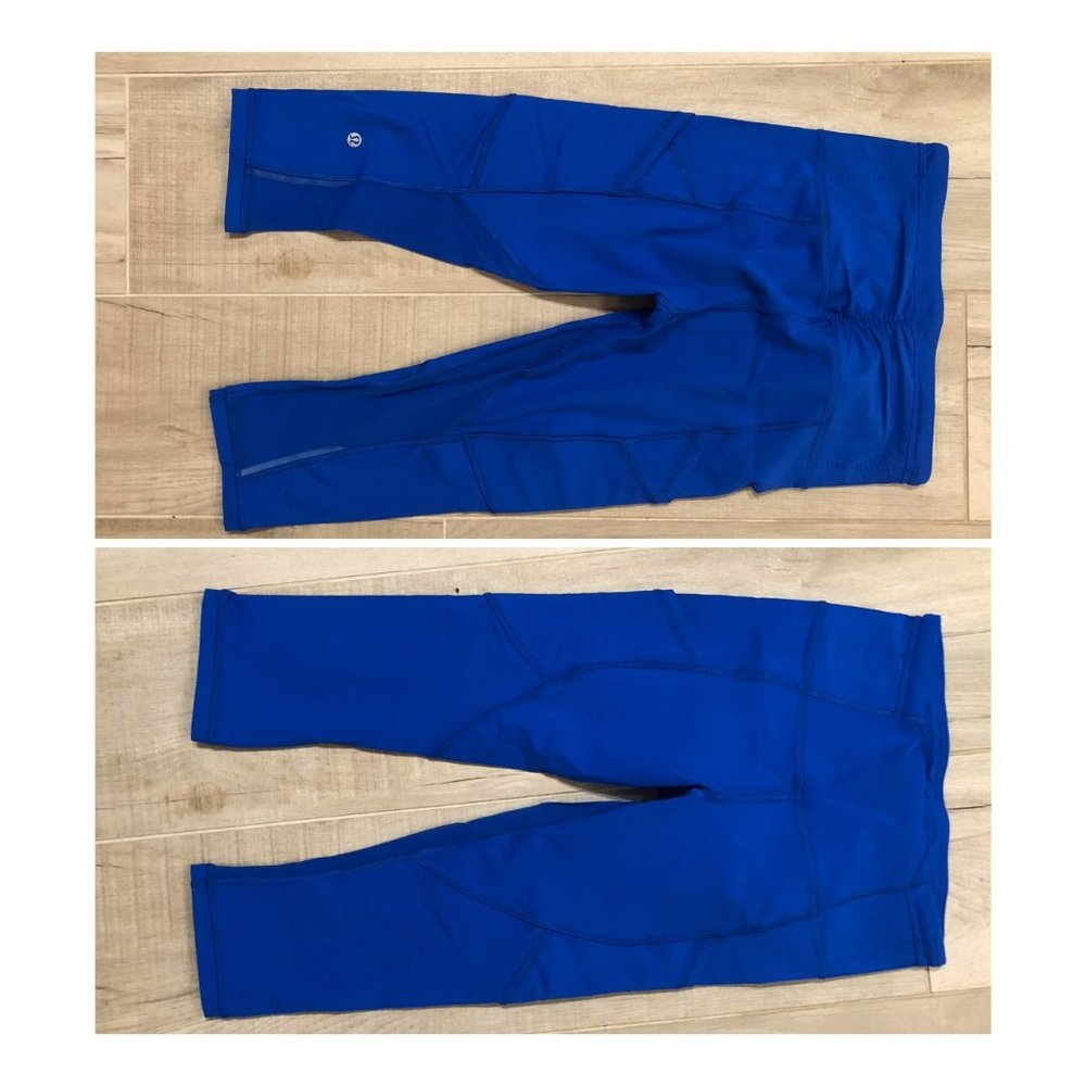 Lululemon Blue Cropped Leggings Size 4